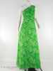 70s crinoline petticoat - shown under one-shoulder maxi dress