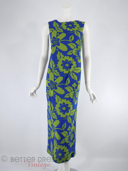 60s Hawaiian Maxi Shift - front