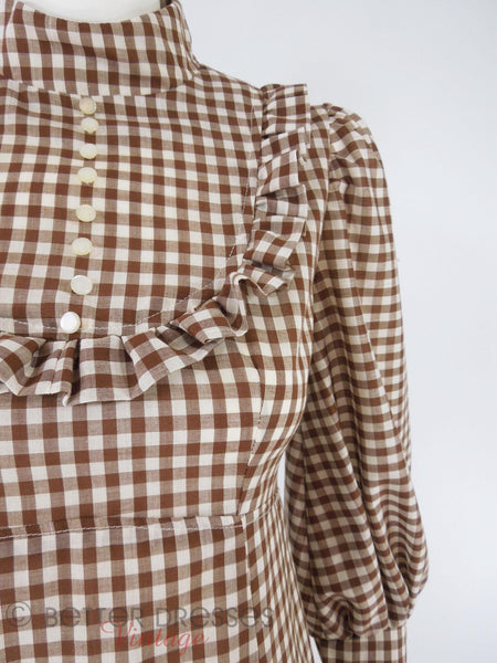 70s Neo-Victorian Maxi - close