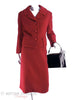 60s Red Boucle Suit at Better Dresses Vintage - overview