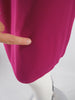 80s Raspberry Crepe Cocktail Dress - stain?