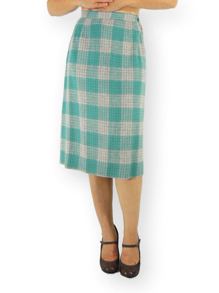 50s plaid skirt