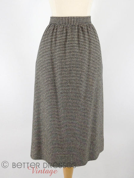 Vtg Cashmere Skirt - front close view