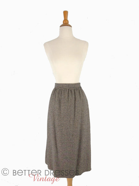 Vtg Cashmere Skirt - front full view