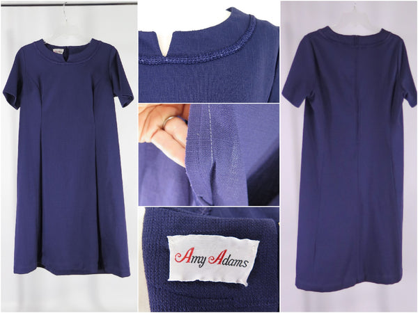 60s Blue Sheath Dress