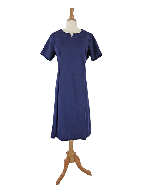60s Blue Sheath Dress