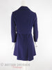 60s Adele Simpson Navy Dress + Jacket - full back
