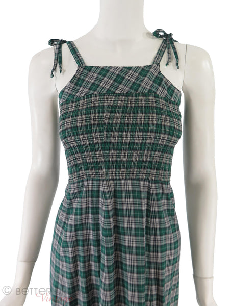 40s Sundress - straight straps close view