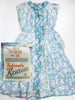 1940s House Dress Floral by Kenrose - interior and label