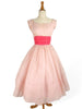 50s pink party dress
