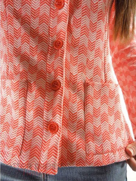 close up of 70s jacket