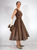 50s Dotted Swiss Dress & Bolero Set