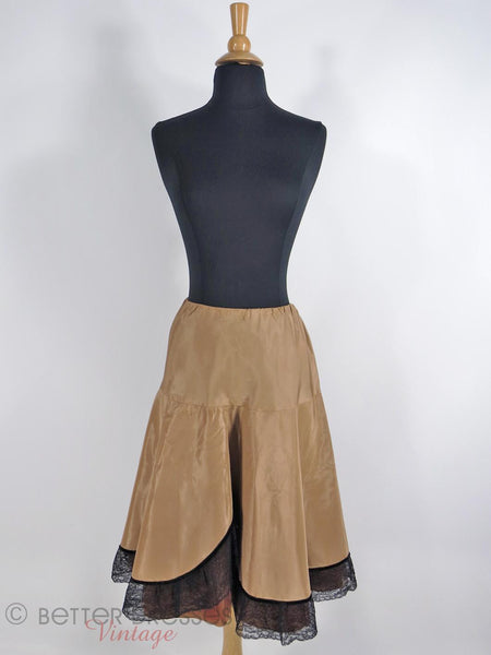 1950s Crinoline in Mocha - front view