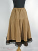 1950s Crinoline in Mocha - back view