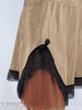 1950s Crinoline in Mocha - close-up