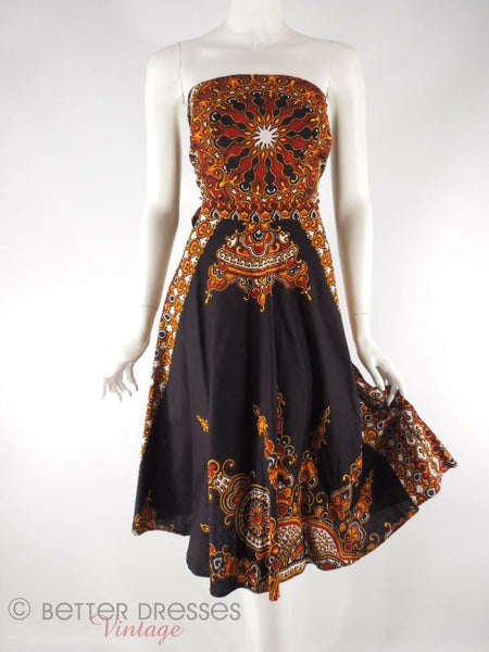 40s Sundress Front Strapless