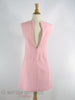 60s Shift Dress in Pink - back view