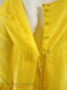 60s Mod Yellow Minidress - closure detail
