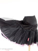 50s Black Crinoline - held out to show embellishment