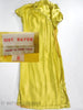 50/60s Cheongsam in yellow - int + label "Made in Hong Kong"