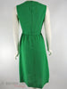 Vintage Ivey's Green Dress and Jacket Set - dress back