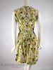 60s Autumn Leaves Day Dress - back view