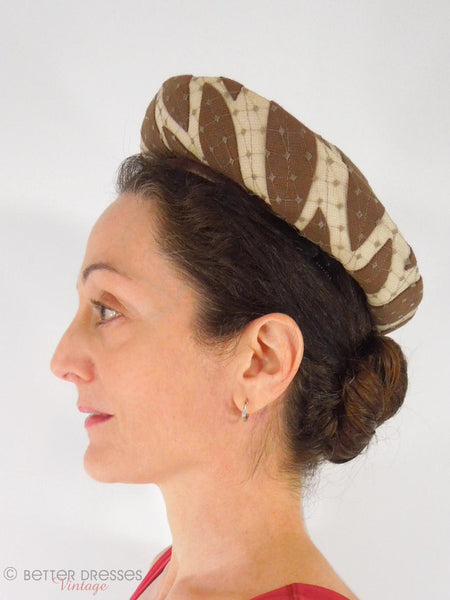60s Breton Hat - live model side view