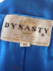 60s Bright Blue Shift Dress & Coat - Dynasty label