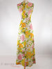 70s Daffodil Maxi Dress - back