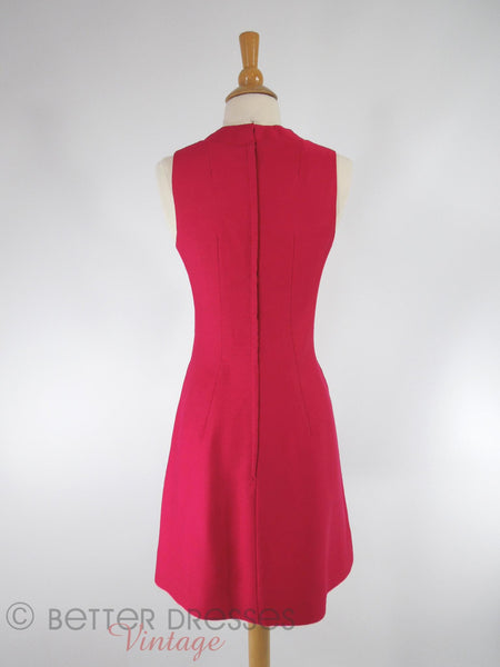 60s Mod Cocktail Dress - back