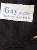 50s/60s Black Cotton Dress - Gay Gibson label
