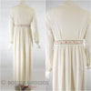 70s Gilead Peignoir Set - robe + gown, back