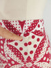 polka dot vintage apron - stain