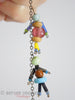 30s/40s Czech Glass Bead People Bracelet - closeups