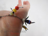 30s/40s Czech Glass Bead People Bracelet - more closeups