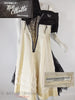 50s Black & Cream Party Dress - interior and Miss Elliette and Garfinckels labels