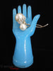 Vintage Brooch With Huge Pearls - with Ethel the blue hand