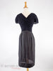 50s Ruched Criss-Cross Bodice LBD - front