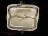 50s White beaded Coin Purse - interior