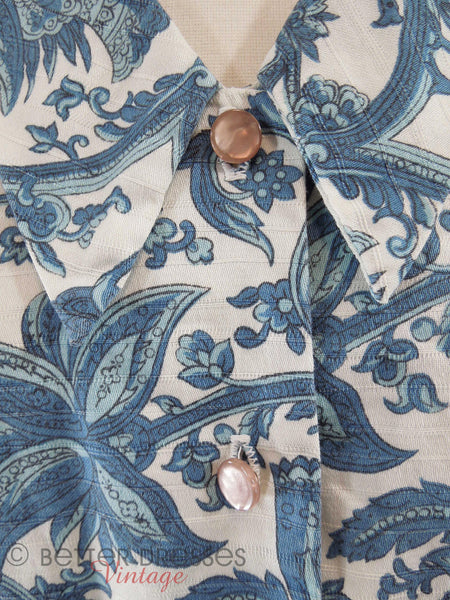 50s/60s Bird Toile Jacket - detail