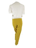 60s Mod Mustard Yellow Ski Pants