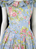 80s Garden Party Dress - close view