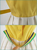 waist of dress, beneath belt