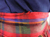 60s Red Plaid Silk Skirt - glitch