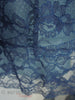 50s Blue Lace Party Dress - lace detail #2