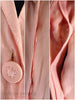 40s/50s Pink Silk Blouse - buttons