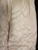 40s Quilted Satin Bed Jacket - close-up of quilting