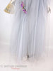 40s/50s Periwinkle Tulle Gown - hem edge