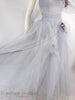 40s/50s Periwinkle Tulle Gown - held out