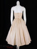 40s/50s Pink Stripe Silk Dress - back